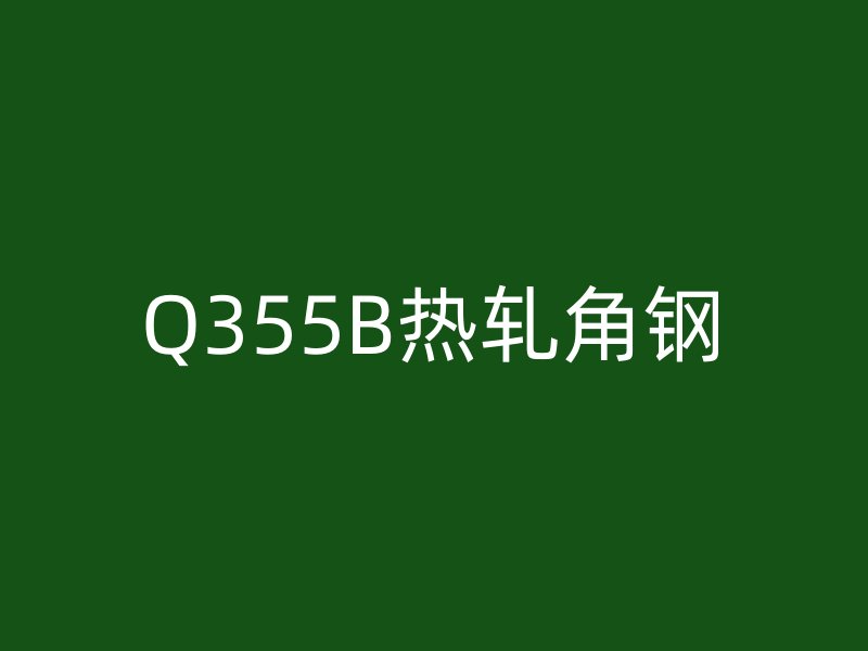Q355B熱軋角鋼